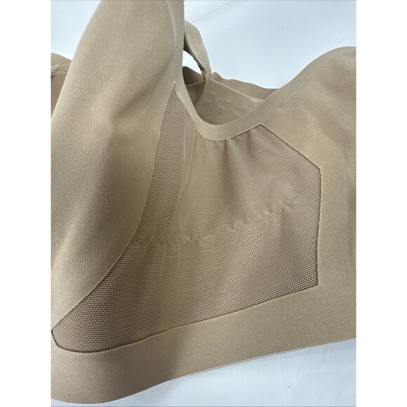 Honeylove Bra Crossover V Neck Nude Wireless w/ Removal Pads 2X 42C/D - Picture 8 of 12